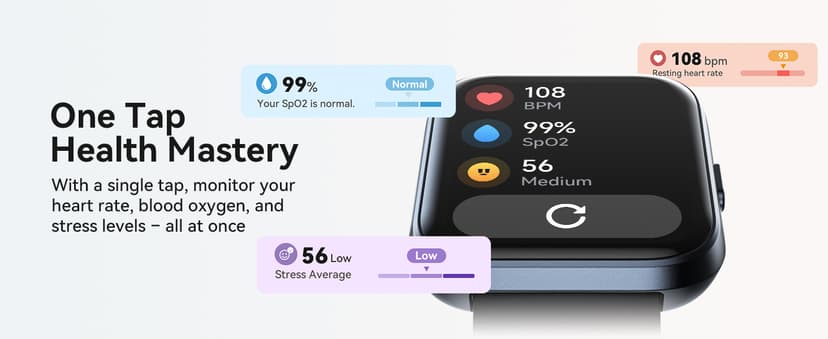 Smart Watches for Women, 1.85" Aleax Bulit-in Smart Watch for Android Phones & iPhones with Calls/Messages/Reminders, 120 Sport Modes Fitness Tracker Watch for Women with Heart Rate/Sleep/SpO2 Monitor