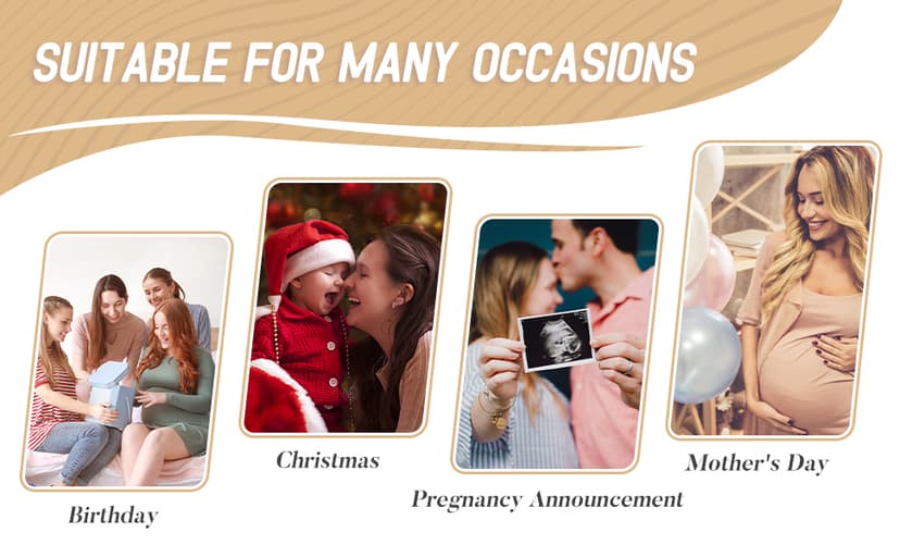 Mother to Be Gift First Time, Birthday, Mothers Day, Christmas, Congrats on New Mama, Pregnant Wife, Friend, Maternity Candle Pregnancy Gifts for Expecting Mom, Newly Pregnant Women, Daughter B0CX8XP3S4