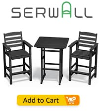 SERWALL Patio Chaise Lounge Chair Set of 2, 78'' Long 5-Positions Adjustable HDPE Outdoor Lounger for Pool, Poly Lounge Chair with Rolling Wheels & Cup Holder for Poolside, Deck, Blue