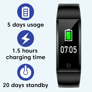 GRV Fitness Tracker Non Bluetooth Fitness Watch No App No Phone Required Waterproof Pedometer Watch with Steps Calories Counter Sleep Tracker for Men Women Parents