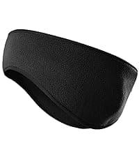 Lauzq Winter Fleece Ear Warmers Muffs Headband for Men Women Kids Ski Running Cycling