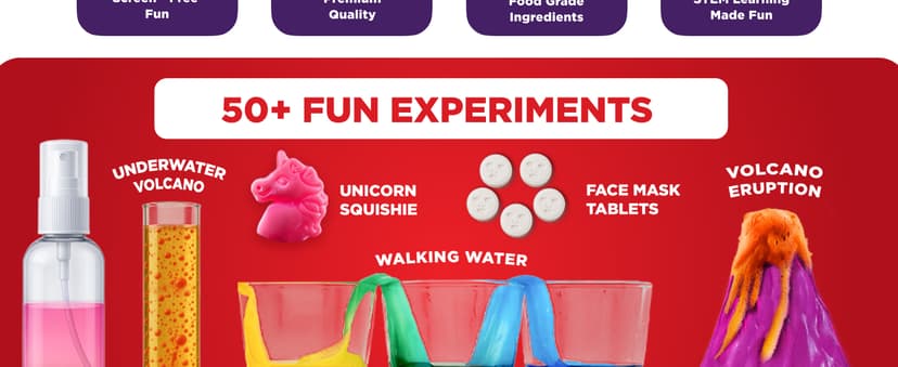 Birthday Gift Ideas for Girls 4, 5, 6, 7, 8 Year Olds, Science Kits for Kids Ages 5-7, STEM Educational Toys Doctor Jupiter Girls' First Science Experiments Kit for Kids Ages 4+ B0D17YL839