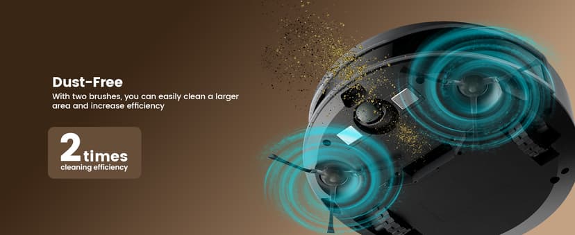 Lefant M210 Pro Robot Vacuum, 4000Pa Suction, 200 Mins Runtime, Quiet, Ultra-Slim, Self-Charging Robotic Vacuum Cleaner, WiFi/App/Alexa Control, Ideal for Pet Hair & Hard Floors