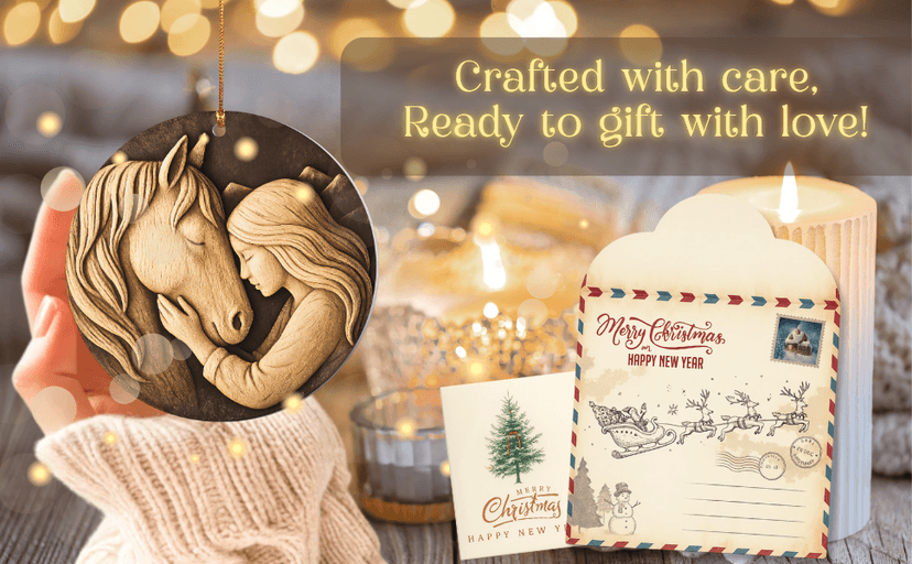 Fly Fishing Ornaments for Christmas Tree - Fishing Christmas Ornament for Men, Dad, or Husband, Fisherman Christmas Ornament Gift, Gifts for Fisherman, Men, Dad, Husband, Hanging Decoration for Tree