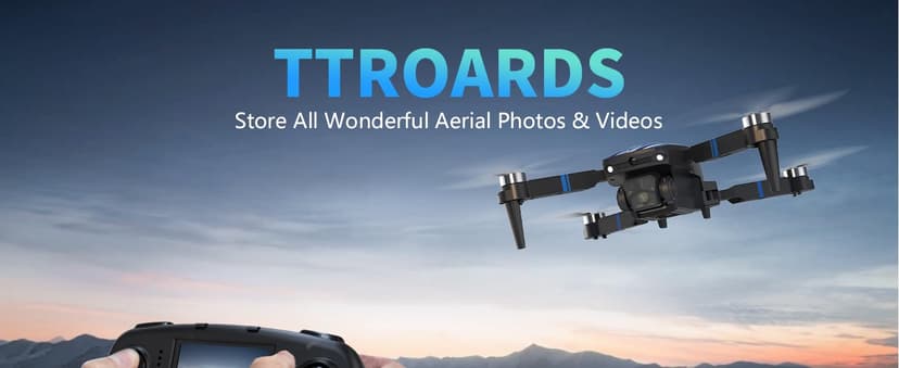 TTROARDS Drone with 4k Camera for Adults, Drone with LCD Screen 2.8 Inch, 32G SD Card, Professional Brushless Motor 270° Obstacle Avoidance, Foldable Remote Control Mini Quadcopter for Beginners