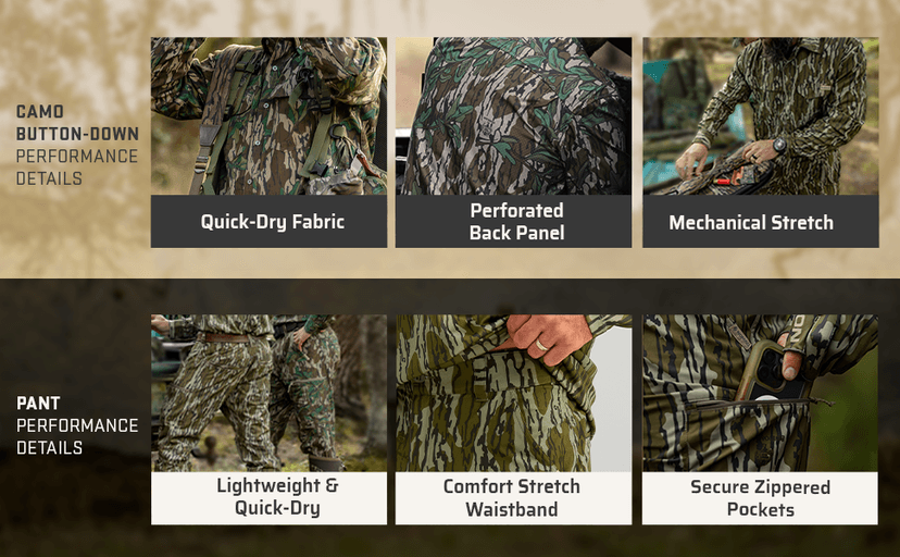 NOMAD Men's Ambush Pant, Performance Camo Hunting Pants