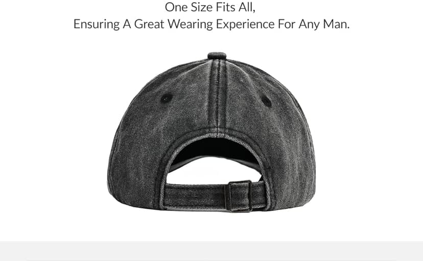 Cotton Baseball Cap Adjustable Mens Gifts Ideas for Birthday