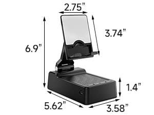 Gifts for Men Women, Phone Stand with Bluetooth Speaker, HD Surround Sound Speaker, Compatible with all iPhone/Android phones iPad Kindle, Cool Gadget Gift for Men Women Dad Mom Christmas Birthday