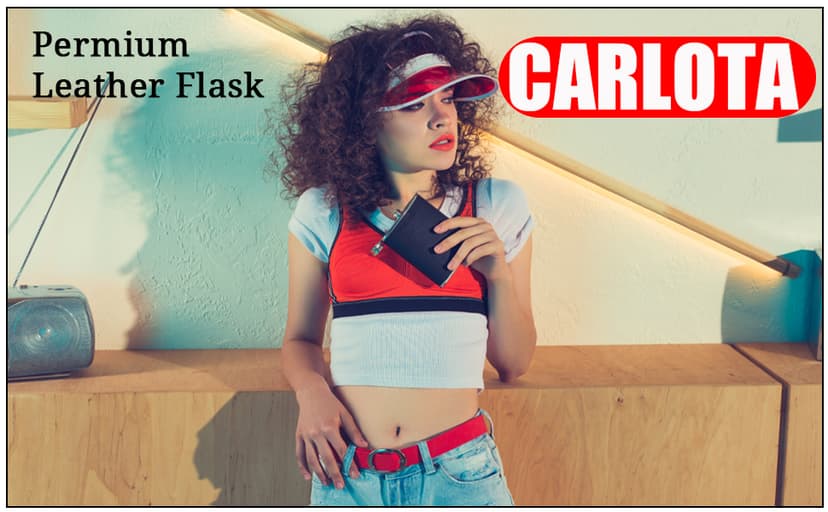 Hip Flask Gift Set, Hip Flasks for Liquor for Men with Black Leather Cover, 8 Oz Hip Flask Set, 18/8 Stainless Steel Hip Flasks for Liquor with 2 Cups & Funnel, Flasks for Liquor for Men Gift Box1