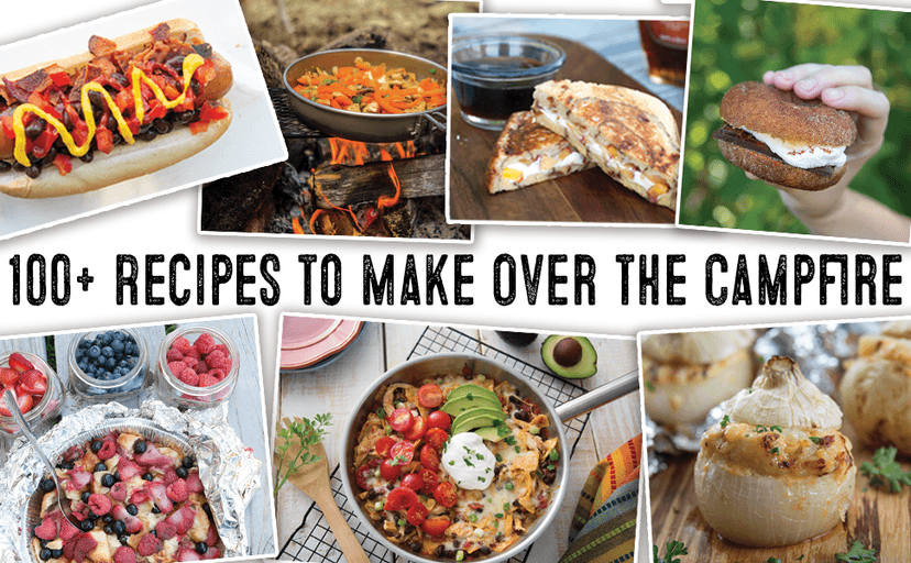 Weekend Camping Cookbook: Over 100 Delicious Recipes for Campfire and Grilling (Fox Chapel Publishing) Make-Ahead Meals for Outdoor Adventures - Cast Iron Nachos, Bacon S'Mores, Foil Packs, and More 1497102936