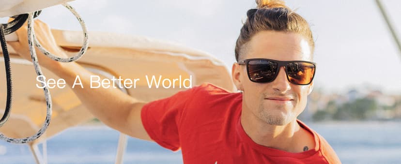 ZENOTTIC Polarized Sunglasses for Men Lightweight TR90 Frame UV400 Protection Square Sun Glasses