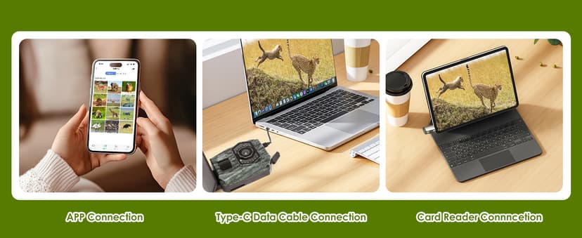 MAXDONE Solar Trail Camera WiFi Bluetooth - 48MP 30fps Game Camera with 5200mAh Rechargeable Battery, 0.1s Trigger Speed Motion Activated Trail Cam IP66 with 32GB TF Card for Wildlife Monitoring