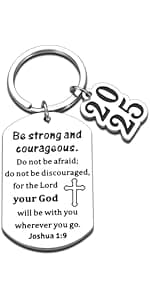 KINMES Funny College Graduation Gifts for Him Her 2025 College High School Master Degree Graduation Gifts, Senior Gift for Son Daughter Class of 2025 Keychain, Senior Night Gift for Graduate Friends