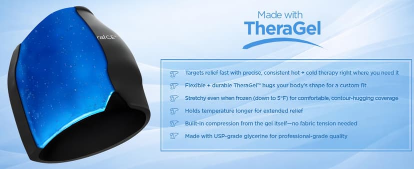 Soothing Cold Compress Gel for Sinus Tension, Stress, Hangover and Puffy Eyes, a Great Birthday Gift for Mom or Her TheraICE Migraine Relief Cap, Headache Hat Ice Pack Mask, Cooling Head Wrap B082WN9NJL