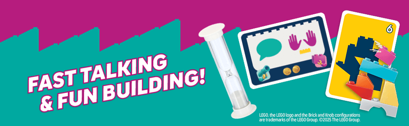Asmodee Brick Like This! The Official Lego Party Game - A Fast, Fun Building Game for Families, Kids, Teens & Adults, Ages 7+, 2-8 Players, 15 Minute Playtime