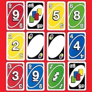 Mattel Games Giant UNO Card Game for Kid, Adult & Families, Color Blind Accessible & Customizable Large Deck