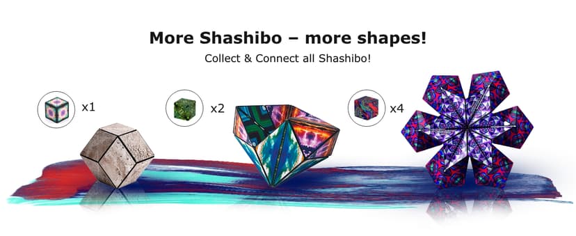 SHASHIBO Shape Shifting Box - Award-Winning Fidget Toy w/ 36 Rare Earth Magnets - Fidget Cube Transforms Into Over 70 Shapes, Sensory Toy Gift for Kids, Teens, and Adults (Wings)