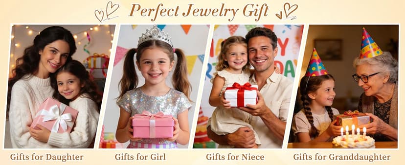 Sereney Birthday Gifts for Girls Women, Sterling Silver Pearl Necklace as 7 9 10 11 13 15 16 18 21 30 40 50 60 Year Old Birthday Gifts, Single Pearl Necklace as Bday Gifts for Friends Lockets