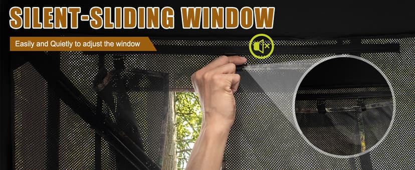 HUNTSEN Hunting Blind 270 Degree See Through Ground Blind - 2-3 & 3-4 Person Pop Up Deer Blind for Hunting with Carrying Bag - 300D Reinforced Portable Durable Blind for Turkey and Deer