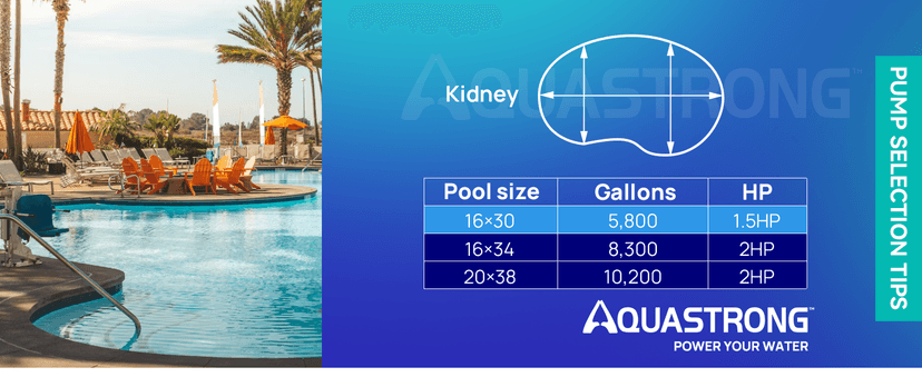 Aquastrong In/Above Ground Pool Pump High Flow Self Primming Swimming Pool Pump,Deep Blue
