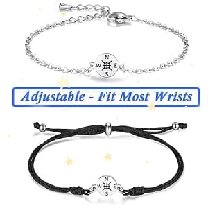SAM & LORI Unique Grad Cap Box 2026 Graduation Gifts for Her/Him - Adjustable Unisex Bracelet for Primary/Middle School/High School/College Grads B0BWYSSGZJ