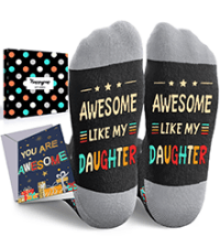 Dark Blue Reel Cool Socks - Funny Gifts For Godfather Step Dad Son In Law Cousin