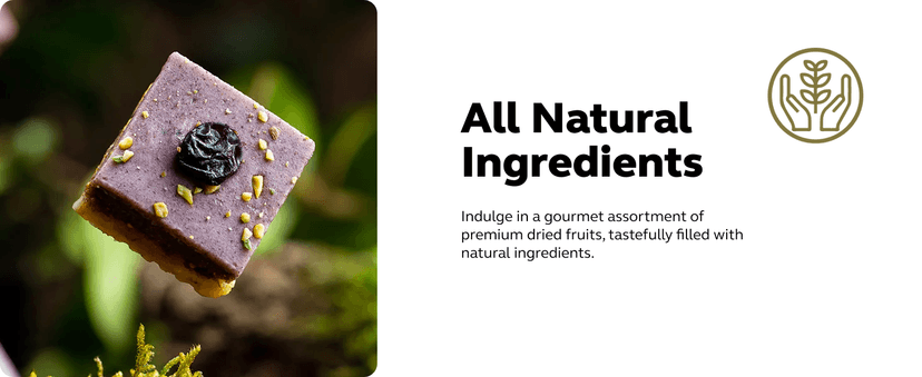 Laumière Gourmet Fruits - Dried Fruit Gift Baskets - Superfood Parfait Collection - Square (16 Pcs) - Premium Nuts Gift Basket - Healthy Snack Boxes for Adults- Vegan, Gluten Free Food Box - No Added Cane Sugar