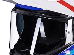 X60 Dual Sport Helmet, Adventure Motorcycle Helmet with Integrated Sun Visor - Off Road Dirt Bike Snowmobile Helmets for Adult DOT & ECE 22.06 Approved