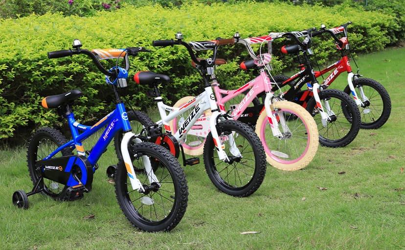 WEIZE Kids Bike,14 16 20 Inch Children Bicycle for Boys Girls Ages 3-12 Years Old, Rider Height 32-60 Inch, Coaster Brake, Multiple Color Options