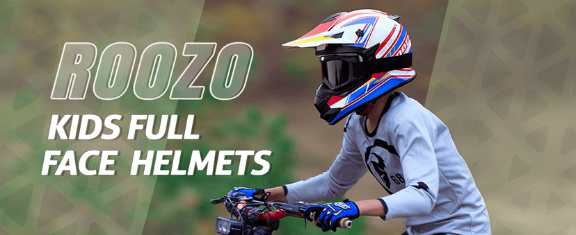 Kids Dirt Bike Helmets Youth ATV Helmet, Kids Motocross Helmet for Off Road, UTV, BMX, Street Riding Motorcycle Helmet with Goggles Gloves, DOT Approved