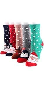 YZKKE 3Pack Mens Super Thick Wool Warm Socks - Soft Comfort Casual Crew Winter Socks