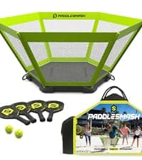 PaddleSmash - Pickleball Yard Game As Seen on Shark Tank - Beach, Backyard, Tailgate & Lawn, Outdoor Activities for Adults and Family - Easy Assembly