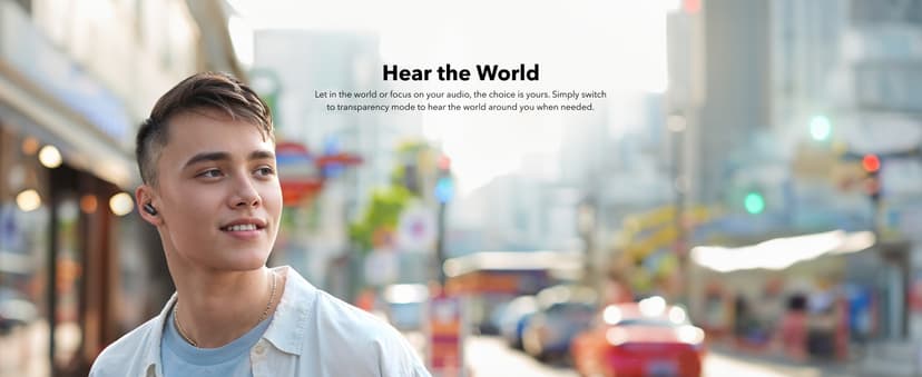 Soundcore P30i by Anker Noise Cancelling Earbuds, Strong and Smart Noise Cancelling, Powerful Bass, 45H Playtime, 2-in-1 Case and Phone Stand, IP54, Wireless Earbuds, Bluetooth 5.4 (Black)