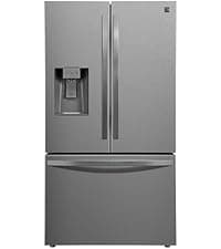 Kenmore 33" Top Mount Refrigerator with Freezer - Adjustable Shelving, Humidity-Controlled Crispers, Optional Ice Maker, LED Lighting, ENERGY STAR Certified, 25 cu. ft. Capacity - Black