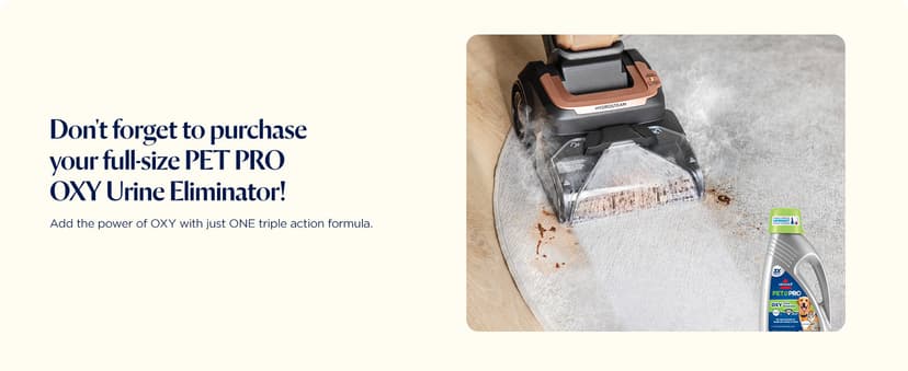 BISSELL Revolution HydroSteam Carpet Cleaner, Upright Deep Cleaner, HydroSteam Technology, 4-inch Self-Cleaning Tough Stain Tool & Formulas Included, 4123