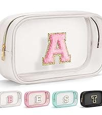 YOOLIFE Birthday Gifts for Women - Birthday Gifts Idea for Her Friends Female Teacher | Personalized Cute Makeup Bag for Women Girlfriend | Cosmetic 2 Pieces Toiletry Makeup Pouch Mothers Day Gifts L