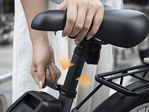 Electric Bike for Adults, Peak 1000W Ebike, 50Miles 21.7MPH UL 2849 Certified Commuter Bike, 26'' City Cruiser Bicycle with 48V Removable Battery, Rear Rack, Adjustable Stem, 7 Speed