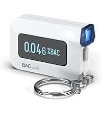 BACtrack Go Keychain Breathalyzer (Black) | Ultra-Portable Pocket Keyring Alcohol Tester for Personal Use