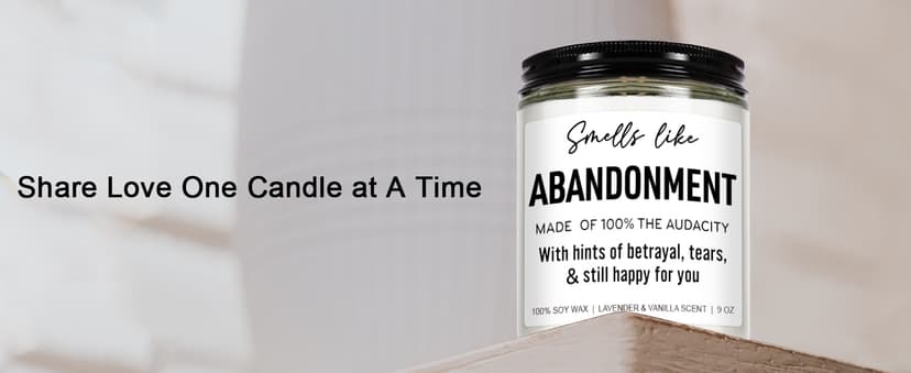 Funny Scented Candle, Coworker Leaving Gifts for Women, Men - Going Away, Goodbye, Farewell Gifts for Coworkers, Friends, Boss, Work Bestie - Retirement, Moving Away Present Ideas - 9 oz