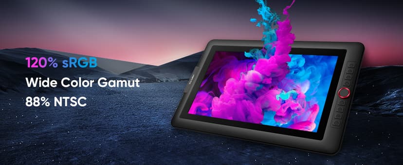 15.6" Drawing Tablet with Screen XPPen Artist 15.6 Pro Tilt Support Graphics Tablet Full-Laminated Red Dial (120% sRGB) Drawing Monitor Display 8192 Levels Pressure Sensitive & 8 Shortcut Keys
