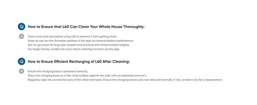 eufy L60 Robot Vacuum with Self Empty Station, Hair Detangling Technology, Up to 60 Days Hands Free Cleaning, 5,000 Pa Suction, Remove Hair, Dust