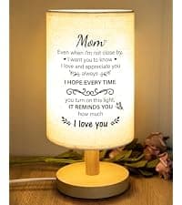 Birthday Gifts for Mom from Daughter Son, Christmas Mothers Day Gifts for Mom Gifts, Mother Lamp Decor for Bedroom Decor SOUHONEY Gifts for Mom from Daughter Son, Table Lamp for Mom Birthday Gifts B0CZP5CH5T