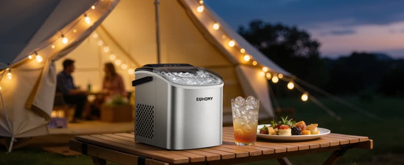 EUHOMY Ice Maker Machine