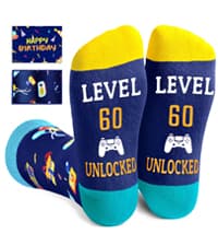 HAPPYPOP 55th 60th Birthday Funny Gifts - Socks for Older Women in Their 50s