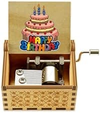 Music Box Gift for Wife - Romantic Birthday Valentine Anniversary Christmas to My Wife Gifts from Husband Boyfriend Love Women Girl Girlfriend Wooden Hand Crank Musical Box Play You are My Sunshine