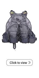 Raprance Fly Fishing Vest Backpack - Adjustable Lightweight and Quick-Dry, with 17 Pocketsfor Trout Bass Saltwate
