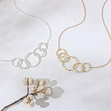 HOPE LOVE SHINE Best Friend Gift for Women - Meaningful BFF Friendship Necklace, Jewelry 16+2", 14k Gold Plated Sterling Silver