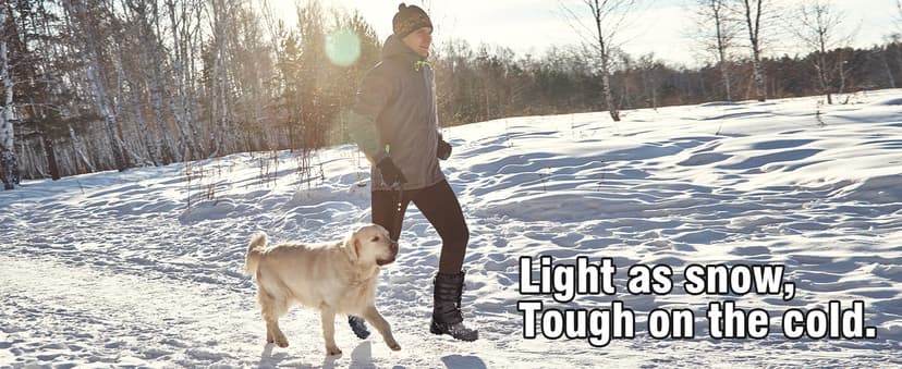 FREE SOLDIER Snow Boots for Men Waterproof Anti-slip 3M Lining Lightweight Tall Outdoor Warm Winter Work Boots