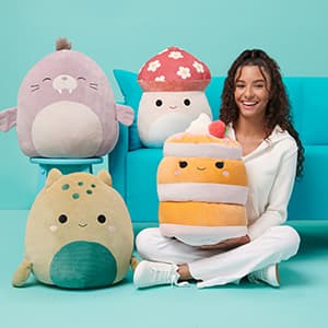 Squishmallows Original 12in DC Comics Batman Plush (Medium-Sized)