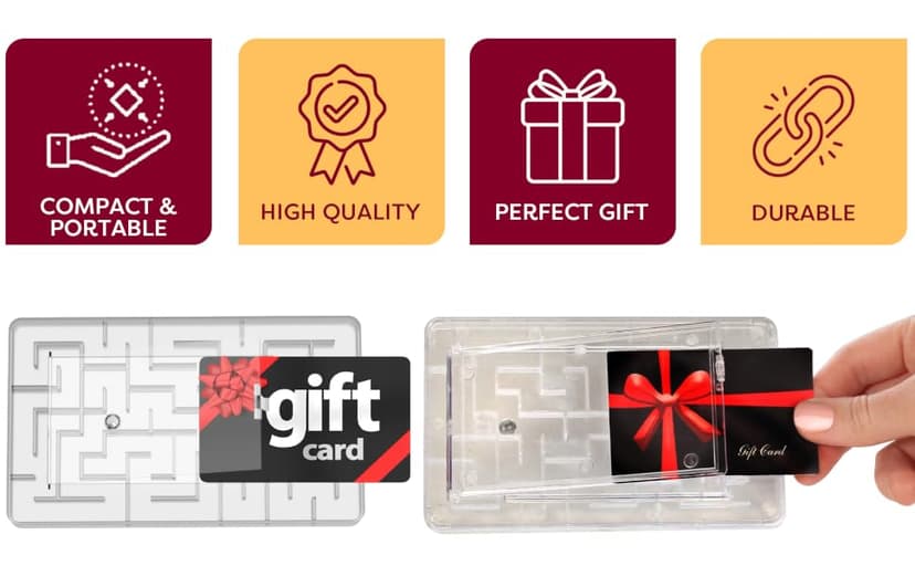 Gift Card Holder Maze, Money Maze Puzzle Gift Card Box - Fun and Challenging Stocking Stuffers for Teens, Kids and Adults (3) B0BK7V91YP